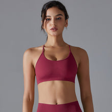 Load image into Gallery viewer, Cross US back tight high elastic sports underwear yoga clothing running fitness yoga bra female (1)