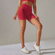 Load image into Gallery viewer, Europe and the United States solid color beauty back high elastic running sports fitness yoga pants female (14)