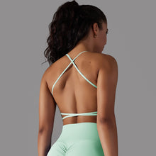 Load image into Gallery viewer, Female Breathable Wrapped Tube Top Sexy Beauty Back Cross Bra Vest Underwear Backless Sports Top Workout Tank Top For Women (2)
