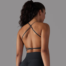 Load image into Gallery viewer, Female Breathable Wrapped Tube Top Sexy Beauty Back Cross Bra Vest Underwear Backless Sports Top Workout Tank Top For Women