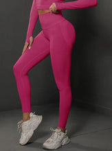 Load image into Gallery viewer, High Waisted Smiley Women‘s Yoga Pants Peach Lift Tights Womens Fitness Running Yoga Wear2 (1)