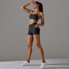 Load image into Gallery viewer, Naked Feel Yoga Set Shorts Women Fitness Suit for Sports Sets Gym Wear Workout Clothes for Woman Sportswear Sport Outfit Ladies