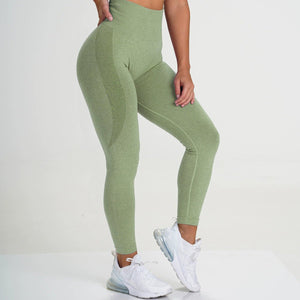 Seamless Knitted Women‘s Yoga Pants Moisture Wicking Fitness Leggings Sexy Butt Lift Design Women2 (1)