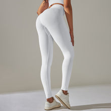 Load image into Gallery viewer, Solid Color High Elastic Beauty Back Sports Fitness Yoga Pants (5)