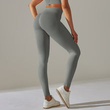 Load image into Gallery viewer, Solid Color High Elastic Beauty Back Sports Fitness Yoga Pants (8)