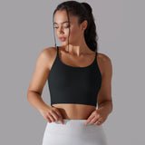 Load image into Gallery viewer, Women&#8217;s Yoga Camisole Bra Padded Push Up Workout Tank Top Gym Vest Naked-Feel Sports Bra2 (2)