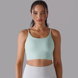 Load image into Gallery viewer, Women&#8217;s Yoga Camisole Bra Padded Push Up Workout Tank Top Gym Vest Naked-Feel Sports Bra2 (6)