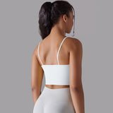 Women&#8217;s Yoga Camisole Bra Padded Push Up Workout Tank Top Gym Vest Naked-Feel Sports Bra2 (8)